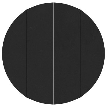 Vidaxl Podloga za bazen Črna Ø 428 cm Netrdno blago