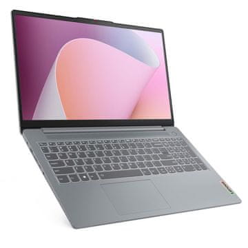 Lenovo IdeaPad Slim 3 15ABR8 prenosnik, 39,6cm (15.6), FullHD, IPS, Ryzen 5 5625U, 8GB, 512GB SSD, Brez OS, sivi (82XM010CSC)