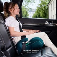 Kinderkraft I-BOOST 2 avtosedež, 125-150 cm, i-Size, črn