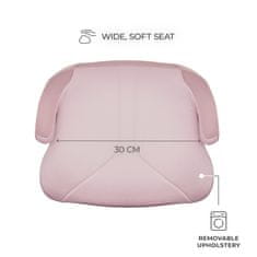 Kinderkraft I-BOOST 2 avtosedež, 125-150 cm, i-Size, roza