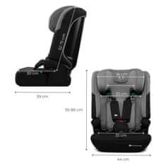 Kinderkraft I-COMFY avtosedež, 76-150 cm, i-Size, temno siv