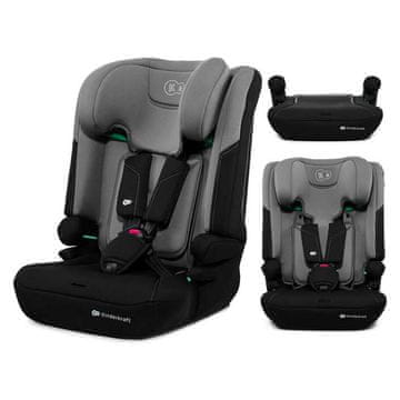 Kinderkraft I-COMFY avtosedež, 76-150 cm, i-Size, temno siv
