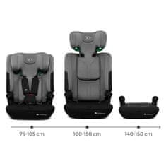 Kinderkraft I-COMFY avtosedež, 76-150 cm, i-Size, temno siv