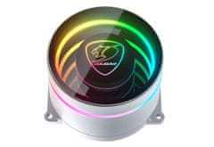 Cougar Poseidon Elite ARGB 360 AiO vodno hlajenje za procesor, belo (CGR-PSDELRGB-W-360)