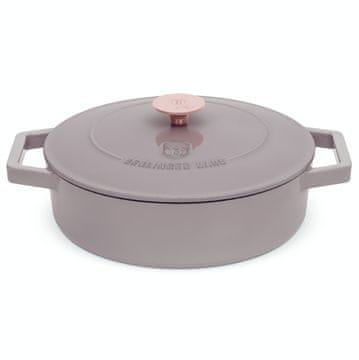 Berlingerhaus Litoželezni pekač s pokrovom 26 cm Taupe Collection BH-6527