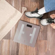 Osebna tehtnica z merjenjem maščob, mišic in vode 180 kg Taupe Collection BH-9757