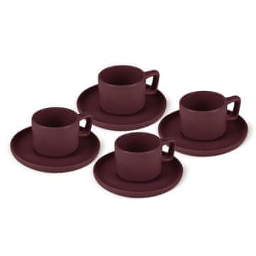 Berlingerhaus Komplet skodelic za espresso s podstavkom 8 kosov 100 ml Leonardo Collection BH-10017