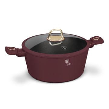 Berlingerhaus Kozarec s titanovo površino in pokrovom 28 cm Leonardo Collection BH-8042