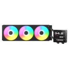 Cougar Poseidon Vistek Pro ARGB 240 vodno hlajenje za procesor, črno (CGR-PSDVPRGB-B-240)