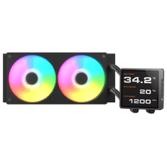 Cougar Poseidon Vistek Pro ARGB 240 vodno hlajenje za procesor, črno (CGR-PSDVPRGB-B-240)