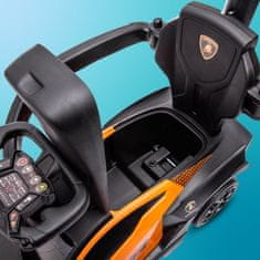 shumee Voziček za vožnjo s potiskačem Lamborghini Essenza SCV12 oranžen