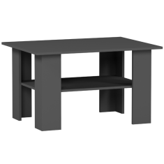 shumee Majhna pravokotna klubska mizica Antracit 55 x 60 x 80 cm Modern A1