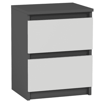 shumee Nočna omarica Antracit Mix 40 x 30 cm - Modern R2