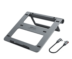 AceFast Stojalo za prenosni računalnik ACefast E5 Plus USB-C 2x USB-A 3.2 TF SD HDMI RJ45 100W - sivo