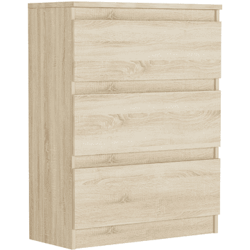 shumee Majhna komoda s predali Sonoma 70 x 40 x 76 cm - moderni slog R3