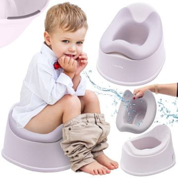 shumee Sun Baby protizdrsna kahlica z odstranljivim vložkom, stabilna, bela in siva