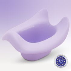 shumee Sun Baby protizdrsna kahlica z odstranljivim vložkom, stabilna, bela in vijolična