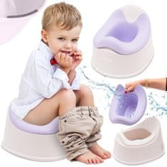 shumee Sun Baby protizdrsna kahlica z odstranljivim vložkom, stabilna, bela in vijolična