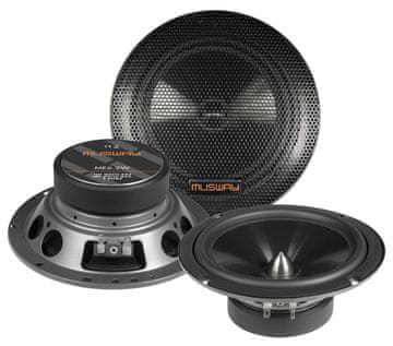 shumee MUSWAY ME6.2W avtozvočniki - srednji bas, 165 mm, 100 W RMS, impedanca 3 Ohm