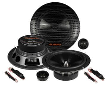 shumee MUSWAY ME6.2C Avto zvočniki 165 mm, 100 W RMS, 3 Ohm