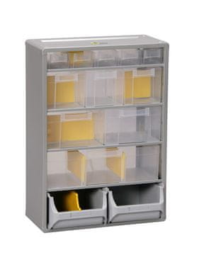 shumee Kovinska predalna enota s 13 predali, 300x155x420 mm