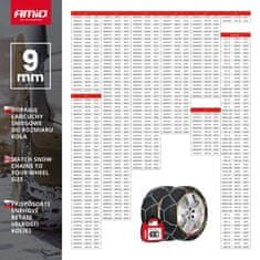 Snežne verige Ö-Norm 9mm + VREČKA KNS-120 AMIO-02321