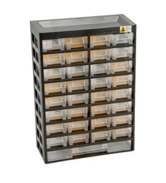 Allit Predalna polica s 33 predali - 303x133x434 mm