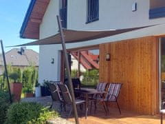 shumee HDPE 4x7 peščeno senčno jadro
