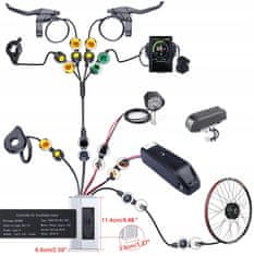 shumee Komplet za predelavo električnega kolesa Bafang 48V 500W 17AH baterija