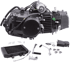 shumee 130cc tekočinsko hlajen motor z radiatorjem