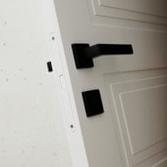 Ruhhy Moderna notranja kljuka za vrata - mat črna, tiho delovanje