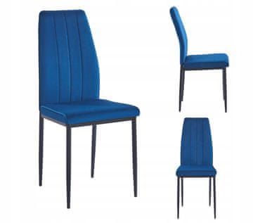 shumee JEDILNI STOL FURNITEX CLASSIC MODREGA ŽAMETA