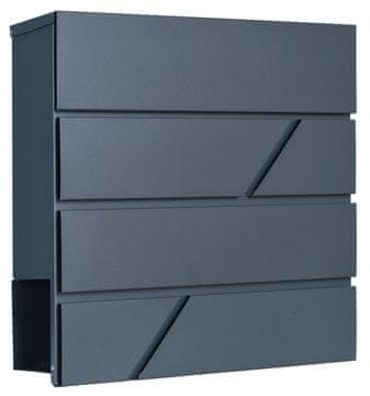 shumee Nabiralnik Tove z držalom za časopise, antracit