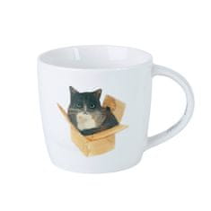 Maxwell & Williams Lonček Feline Friends Cat In A Box 400ml / M. Martin / porcelan