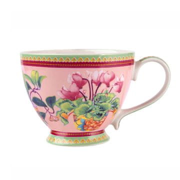 Maxwell & Williams Jumbo skodelica Jardin Cyclamen 400ml / porcelan