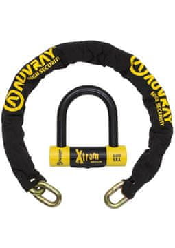 shumee Komplet verige in ključavnice AUVRAY XTREM MEDIUM - dolžina 100 cm, premer 13,5 mm (razred S.R.A.)