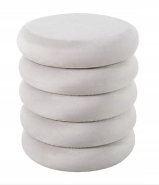 shumee Oblazinjena tabure s predalom za shranjevanje, odpirajoča se, žamet CALVI, svetlo bež, oblazinjenje.250