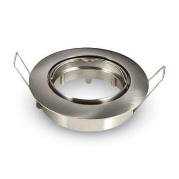 shumee V-TAC GU10 okrogla premična satenasta stropna svetilka VT-779