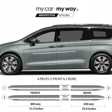 shumee CHRYSLER PACIFICA 2017-22 - KROMIRANE OBLOGE VRATOV