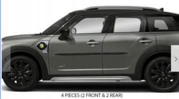 shumee MINI COOPER 2011–2022 ČRNE OBLOGE STRANSKIH VRATI