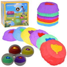 shumee Svetleča senzorična pot - kamni za trening ravnotežja 6 kosov SP0828