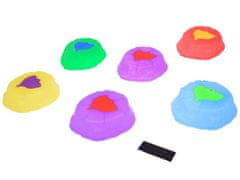 shumee Svetleča senzorična pot - kamni za trening ravnotežja 6 kosov SP0828