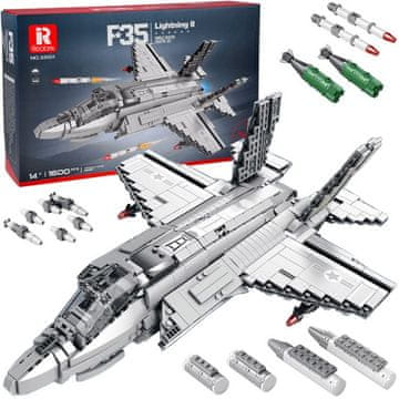 shumee Tehnični bloki ameriškega lovca F-35 Lightning II 1600ele ZA5799