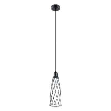 shumee VISEČA SVETILKA IRONWOOD 1 E27 ČRNA LUMILO 11.267.65