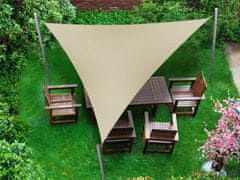 shumee Vrhunsko vodoodporno jadro 5,2x5,2x5,2 bež