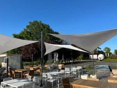 shumee Vrhunsko vodoodporno jadro 5,2x5,2x5,2 bež