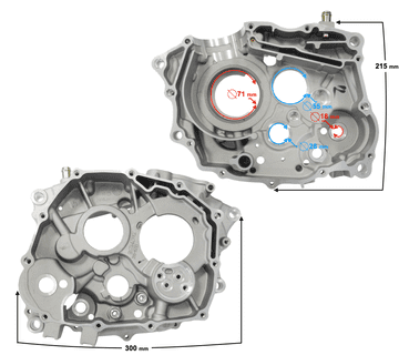 shumee Levi ohišje motorja NXT250 2021