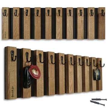 shumee Leseni obešalnik za ključe Lamele 60 cm