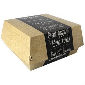 Papstar Škatla za burgerje Good Food 15,5 x 15,5 x 9 cm 50 kosov.