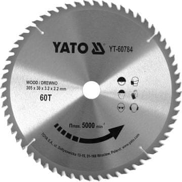 YATO WIDIA REZILO ZA LES 305X60TX30MM YT-60784 YATO